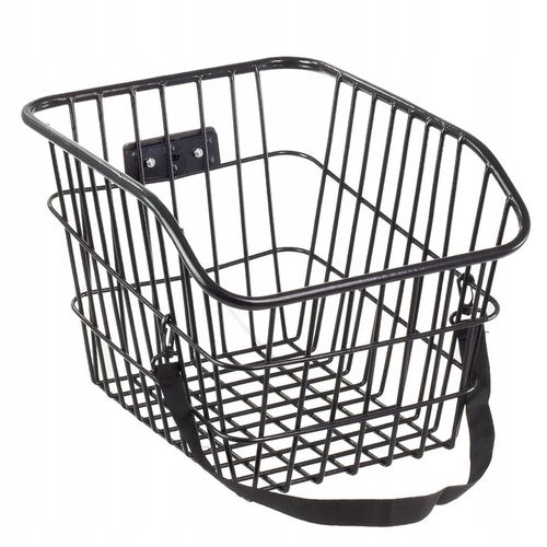 KOSZ NA ROWER METALOWY TYLNY KOSZYK ROWEROWY NA BAGAŻNIK na Arena.pl
