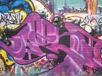 FOTOTAPETA RYSUNEK SPRAY GRAFFITI MUR FIOELT