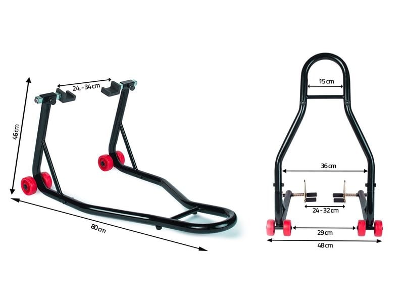 Stojak motocyklowy, podnośnik przód + tył Humberg MT2 zdjęcie 7
