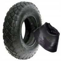 OPONA Z DĘTKĄ KOŁO DO TACZKI 4.80/4.00-8 WÓZKA 4 PR SOLIDNA MOCNA ROMB