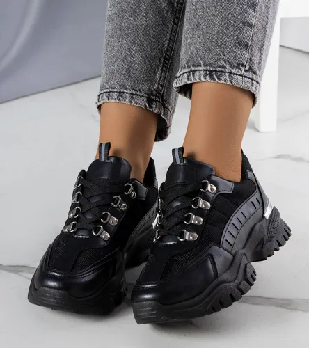 Czarne sneakersy Mindy 37 na Arena.pl