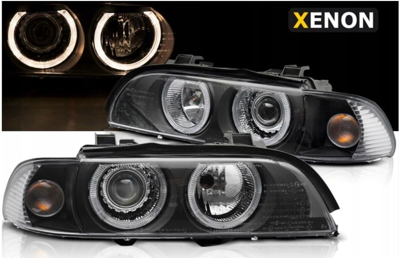 LAMPY REFLEKTORY XENON ŻARNIKI D2S W ZESTAWIE DO BMW E39 OD 2000 DO 2003 zdjęcie 2