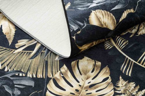 RUG/LU/ARLEN/LEAVES4/BLACK+GOLD/160x220 na Arena.pl