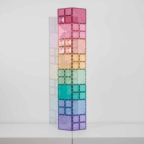 40 el. klocki magnetyczne Pastel Square Pack Connetix same kwadraty na Arena.pl