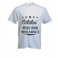 KOSZULKA t-shirt na wieczór KAWALERSKI z nadrukiem