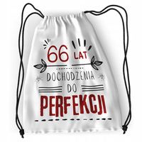 Plecak Urodziny 66 66Te Sportowy Szkolny Worek Z Nadrukiem Ze Zdjęciem