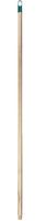 kij gwintowany drewniany lakierowany 130cm końcówka zielona - t-16 pl130z