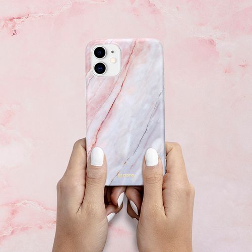 Crong Marble Case – Etui do iPhone 11 (różowy) na Arena.pl