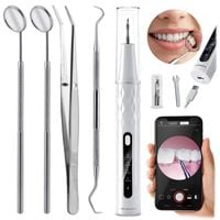 Skaler ultradźwiękowy kamera do zębów 4 tryby do usuwania kamienia LED Berdsen BD-250