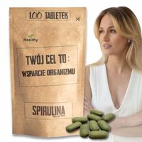 SPIRULINA Twój Cel To 500mg - ODKWASZENIE ODCHUDZANIE WITALNOŚĆ 100 TAB.