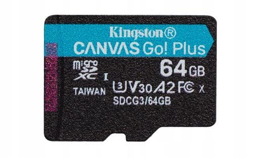 Karta 64GB micro-SD Kingston Canvas Go Plus 170/70 na Arena.pl