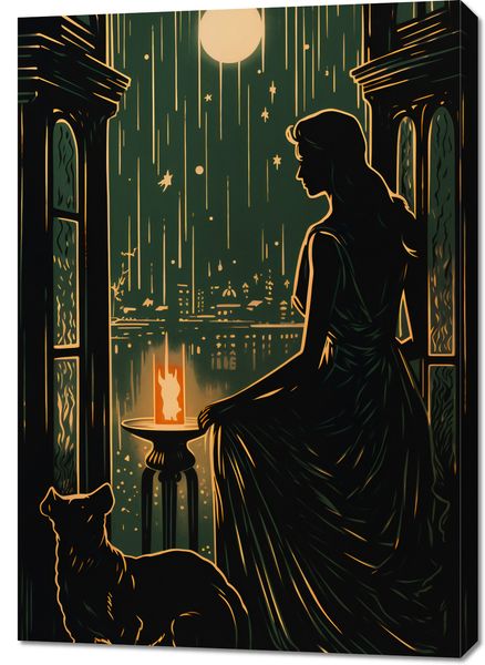 Obraz 70x100cm Nocne Szeptanie zdjęcie 1