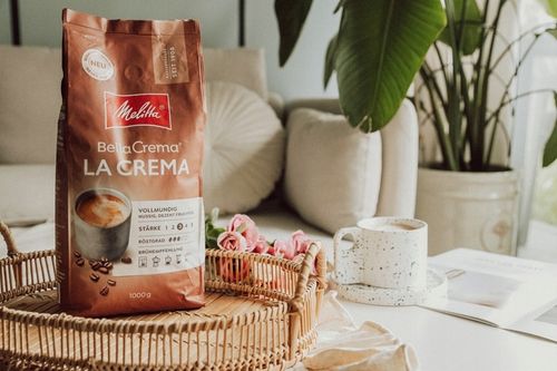 Kawa ziarnista MELITTA BELLACREMA LACREMA 1kg blend ziaren + GRATIS na Arena.pl