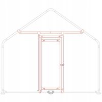 DODATKOWY ZESTAW DRZWI DO ZAGRODY ZIPPER ZI-CR-TK woliery klatki