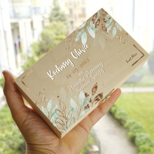 Pamiątka Pierwszej Komunii Świętej Prezent na Komunię Pudełko na na Arena.pl