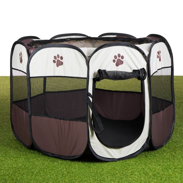 Składany kojec dla zwierząt psa kota legowisko L zdjęcie 5