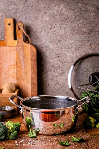 Zestaw profesjonalnych garnków Mitsu 20 24 cm Plaster miodu Na indukcje na Arena.pl