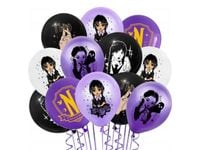 Zestaw balonów "Wednesday", 12 cali, 10 szt. [balony na hel]