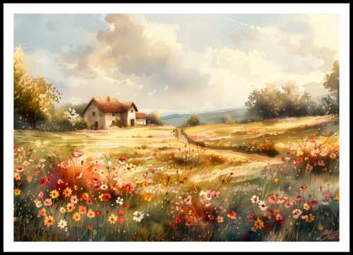 Plakat 100x70cm Sielski Domek na Arena.pl