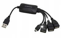 Hub USB Esperanza EA114 3xUSB 2.0 czarny