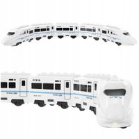 LT369 POCIĄG Z WAGONAMI LOKOMOTYWA ŚWIATŁA DŹWIĘKI