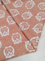 Sowy Na Pomarańczy - Dresówka pętelka - 260g/m2