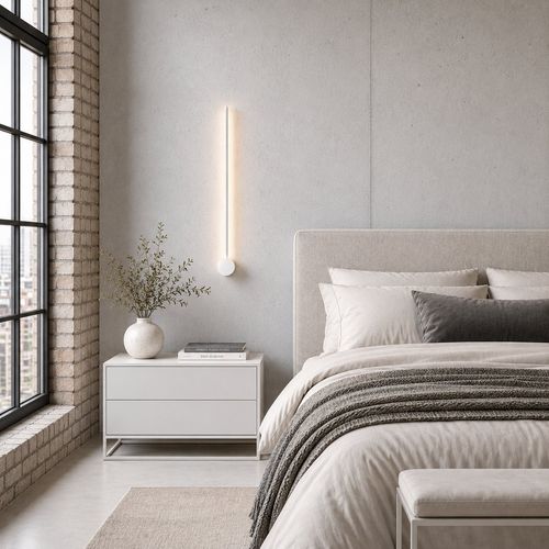 Lampa ścienna SPARO LED biała 60 cm na Arena.pl