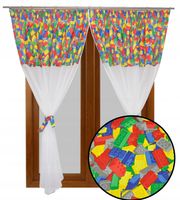 Firana dziecięca taras KLOCKI jak LEGO 300x250