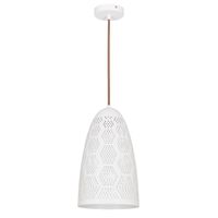 Bene zwis 20/33 stożek 1x60W E27 ażurowy biały