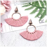 kolczyki wiszące chwosty koła k1225r