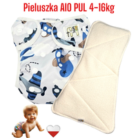 Pieluszka Wielorazowa AIO PUL SAMOLOTY  NappiMe