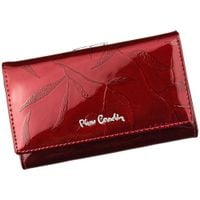 Portfel damski skórzany PIERRE CARDIN 02 LEAF 108 Czerwony