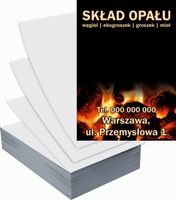 Ulotki A6 reklamowe firmowe 5000szt dużo różnych wzorów SKŁAD OPAŁU