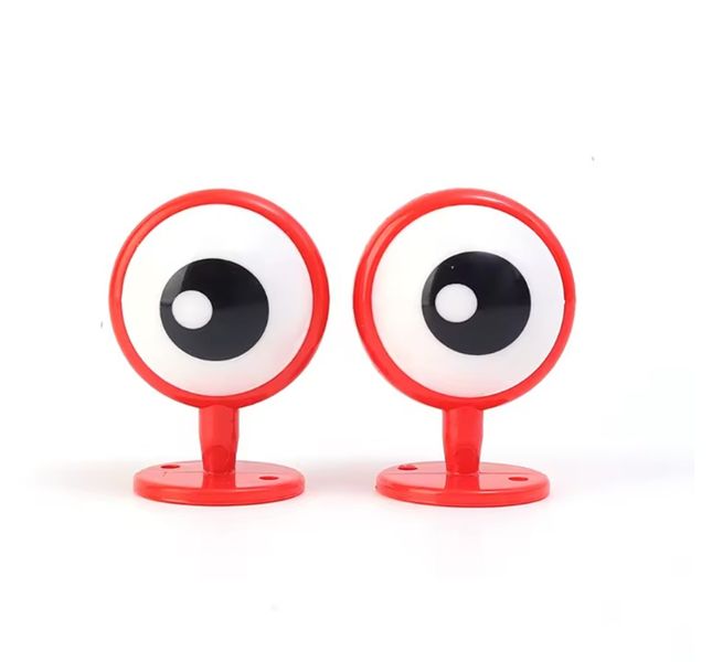 Oczy czerwone do kasku 2 szt zdjęcie 8