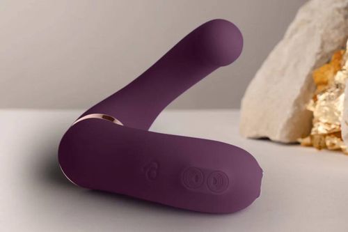 wibrator do punktu g ze stymulatorem variety burgundy rocks-off na Arena.pl