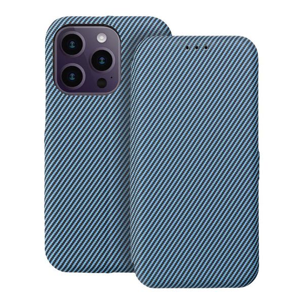Kabura FOLIO Side Magnet do IPHONE 14 PRO niebieski zdjęcie 1