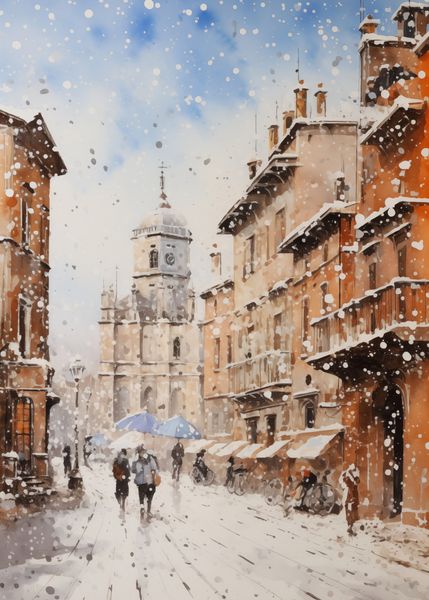 Plakat 25x35cm Urok Starych Miast zdjęcie 1