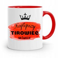 Dla Tirowca Kierowcy Tira Kubek Czerwony Prezent Z Nadrukiem Ze Zdjęciem