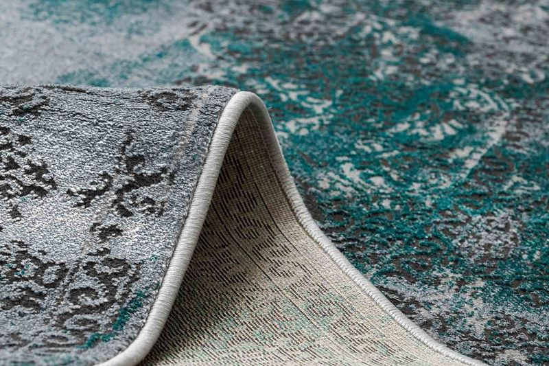 RUG/LU/WELLI/ABSTRACT5/GREEN+GREY/120x170 zdjęcie 5