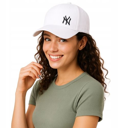 Czapka z daszkiem bejsbolówka NYWHITE na Arena.pl
