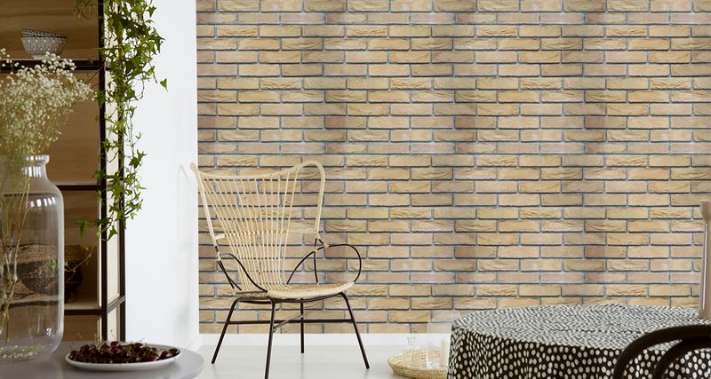 Tapeta Jasna Modna Cegła zdjęcie 2