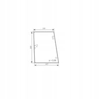 Szyba boczna prawa i lewa Renault kabina TX,TS,TZ, Temis, 840, 7700054047