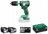 HIKOKI Wiertarko-wkrętarka akum. 18V 55Nm 2x5,0Ah Quick Walizka DS18DDQWPZ