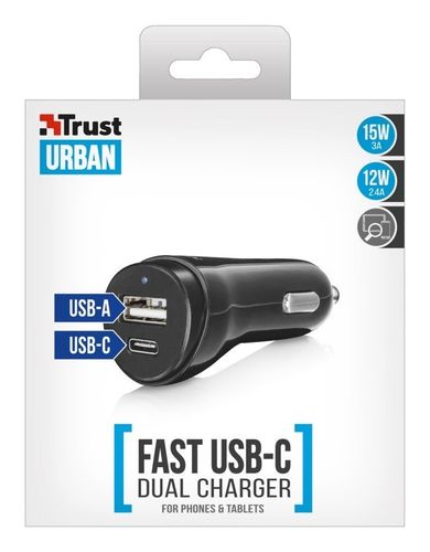 USB A & C Smart Car Charger 15W na Arena.pl