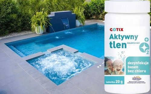 AKTYWNY TLEN do Jacuzzi Basenu spa Wody 1kg BEZ CHLORU Basen Tabletki na Arena.pl
