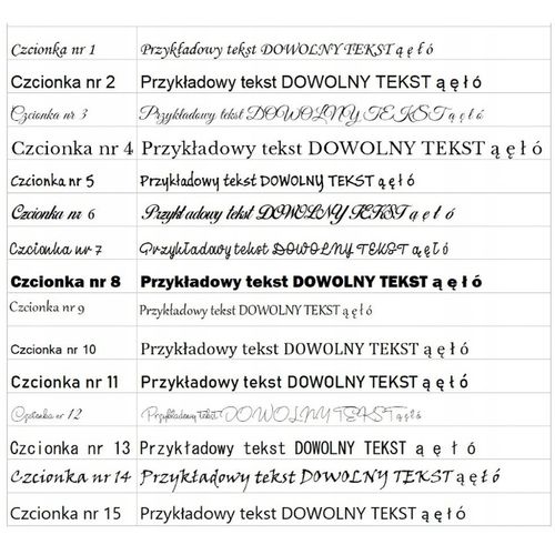 Spinki do mankietów prostokątne TWÓJ TEKST GRAFIKA na Arena.pl