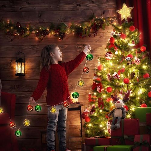 Łańcuch Girlanda Świetlna 20Led Na Boże Narodzenie Na Baterie4.1 m z pilot na Arena.pl