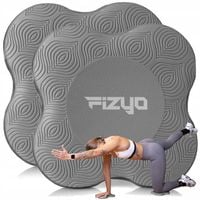 Podkładki do Jogi FIZYO pod Kolana Łokcie Amortyzujące Ćwiczeń Szare