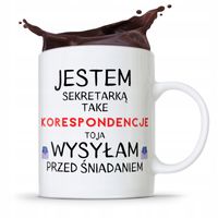 Kubek Prezent Dla Sekretarki Korespondencje Z Nadrukiem Ze Zdjęciem