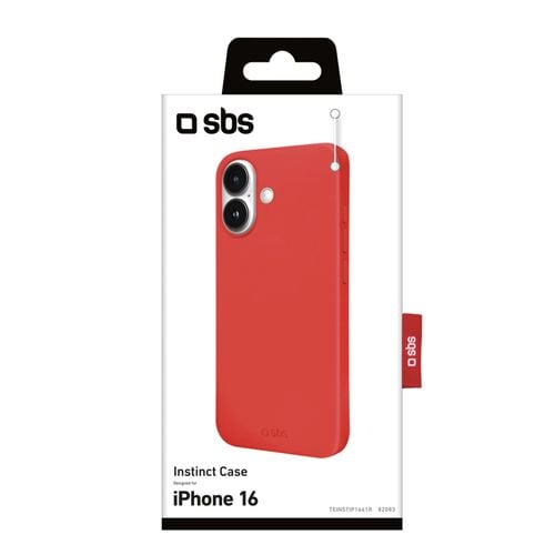 Etui pokrowiec case na iPhone 16 Instinct - czerwony na Arena.pl